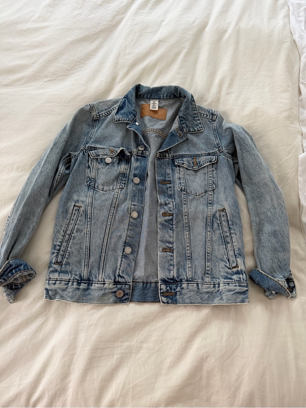 H&M Light Blue Denim Jean Jacket